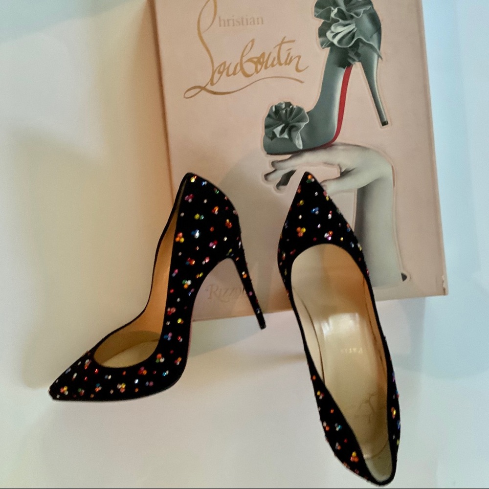 Authentic Christian Louboutin Clair de Lune pumps